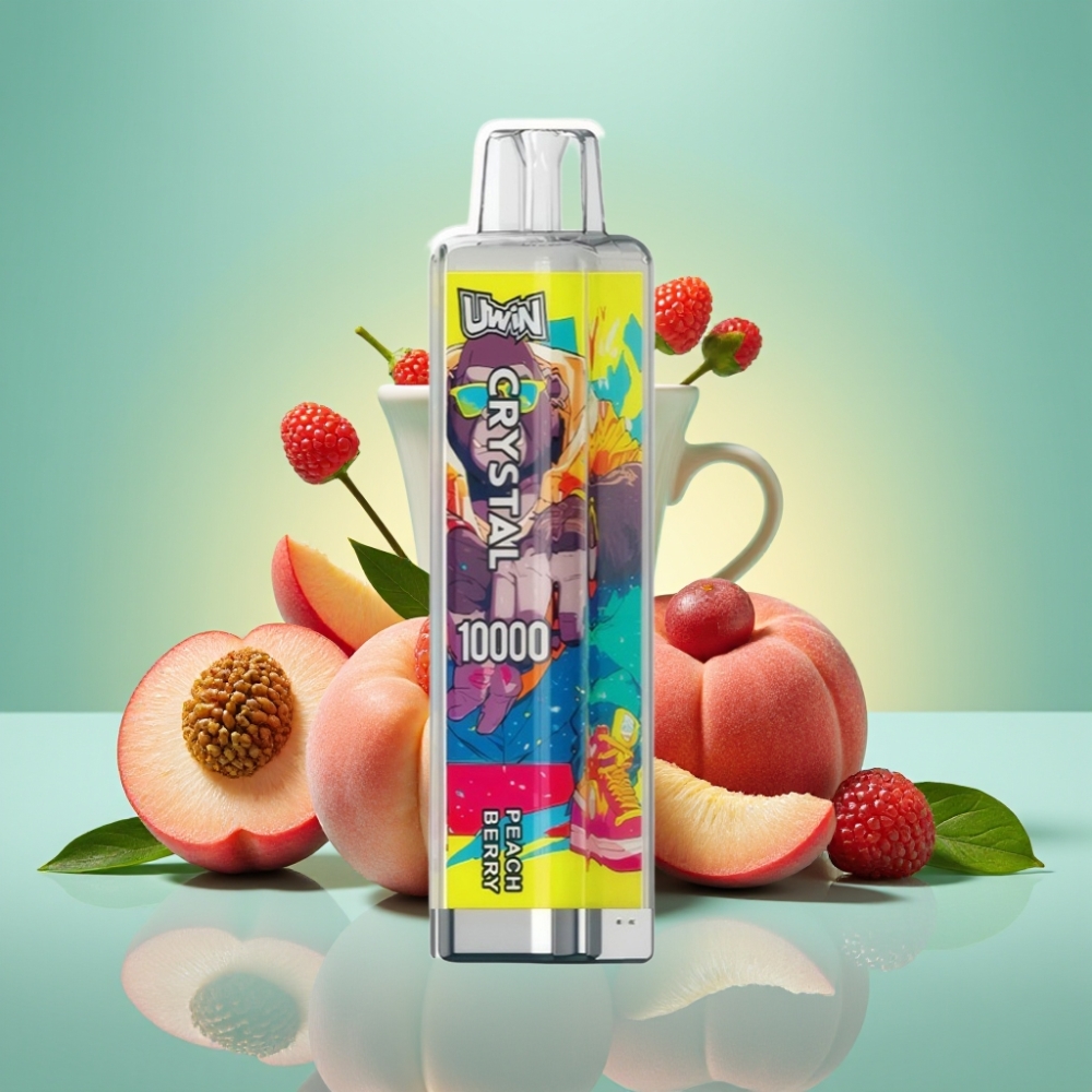 UWIN Crystal 10000 Puffs 18ml RGB Persikų Uogų