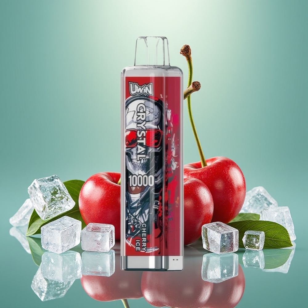 UWIN Crystal 10000 Puffs 18ml Type-C Vyšnės ledas