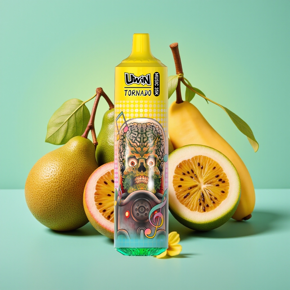 Uwin Tornado 35K Kiwi Pasiflora Gvajava Music Disposable Vape 600mAh Type-C