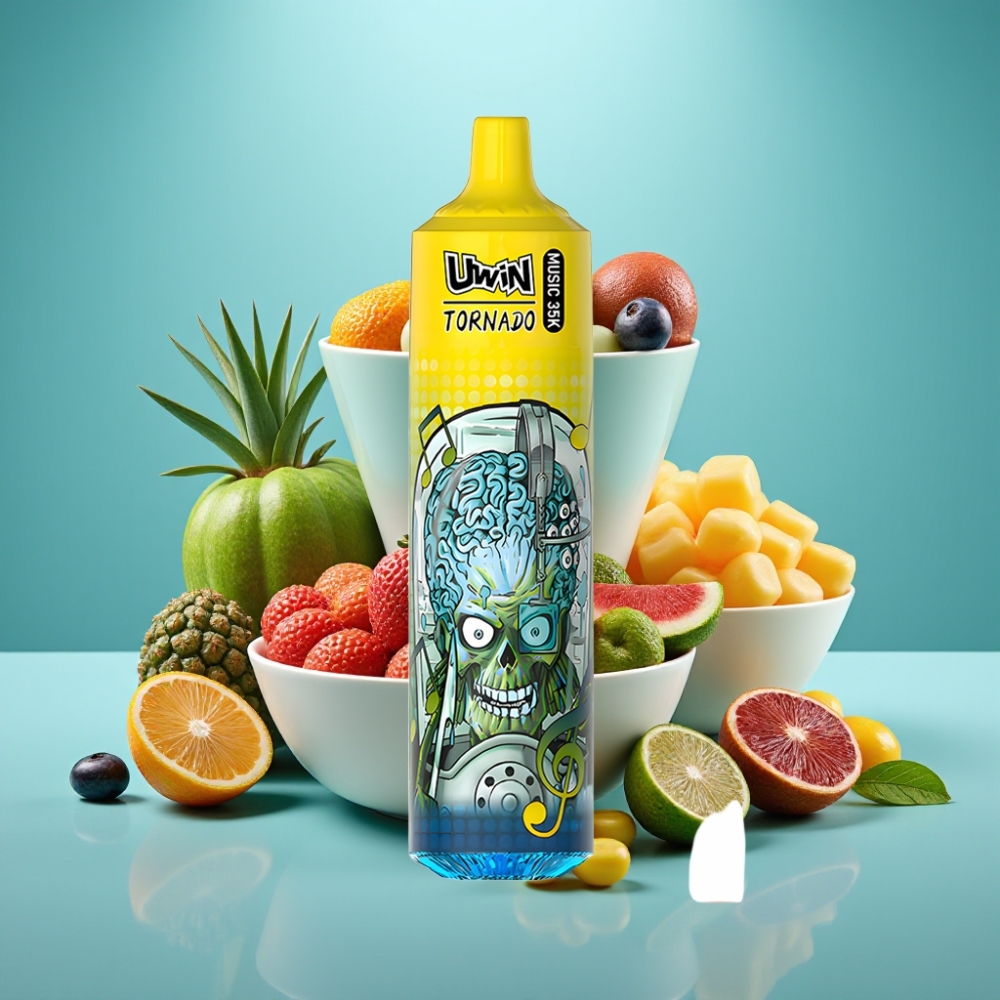 Uwin Tornado 35K Mėlynasis Music Disposable Vape 600mAh Type-C