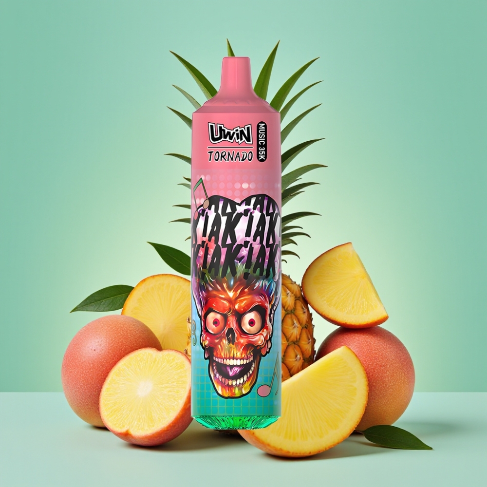 Uwin Tornado 35K Persikų Mango Ananasų USB Type-C 600mAh